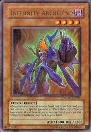 Infernity Archfiend (WC09-EN001) - Stardust Accelerator Promos Limited - Premium Yugioh Single from Konami - Just $9.37! Shop now at Game Crave Tournament Store