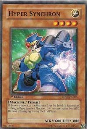 Hyper Synchron (DP09-EN005) - Duelist Pack 9: Yusei 2 1st Edition - Premium Yugioh Single from Konami - Just $0.26! Shop now at Game Crave Tournament Store