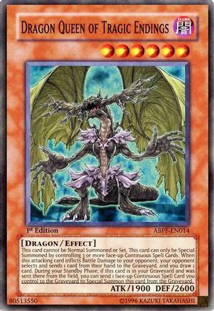 Dragon Queen of Tragic Endings (ABPF-EN014) - Absolute Powerforce Unlimited - Premium Yugioh Single from Konami - Just $3.98! Shop now at Game Crave Tournament Store