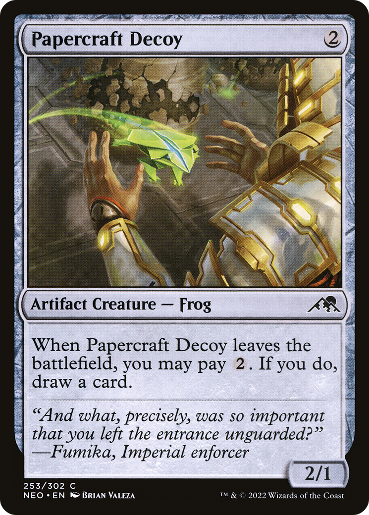 Papercraft Decoy (NEO-253) - Kamigawa: Neon Dynasty - Premium MTG Single from Wizards of the Coast - Just $0.08! Shop now at Game Crave Tournament Store