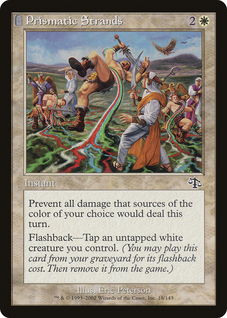 Prismatic Strands (JUD-018) - Judgment: (tombstone) - Premium MTG Single from Wizards of the Coast - Just $0.36! Shop now at Game Crave Tournament Store