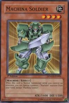 Machina Soldier (SDMM-EN006) - Structure Deck: Machina Mayhem 1st Edition - Premium Yugioh Single from Konami - Just $0.08! Shop now at Game Crave Tournament Store