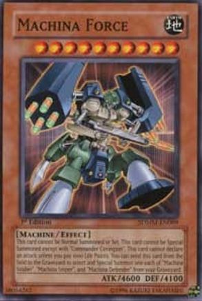Machina Force (SDMM-EN009) - Structure Deck: Machina Mayhem Unlimited - Premium Yugioh Single from Konami - Just $2.86! Shop now at Game Crave Tournament Store