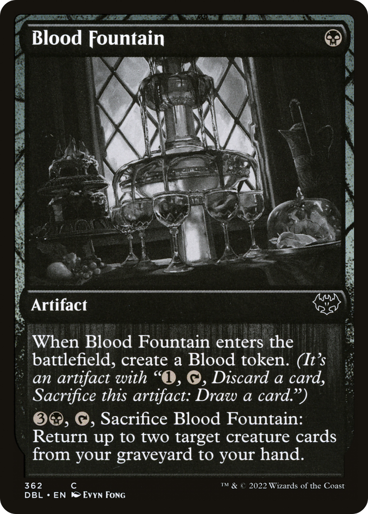 Blood Fountain (DBL-362) - Innistrad: Double Feature - Premium MTG Single from Wizards of the Coast - Just $0.22! Shop now at Game Crave Tournament Store