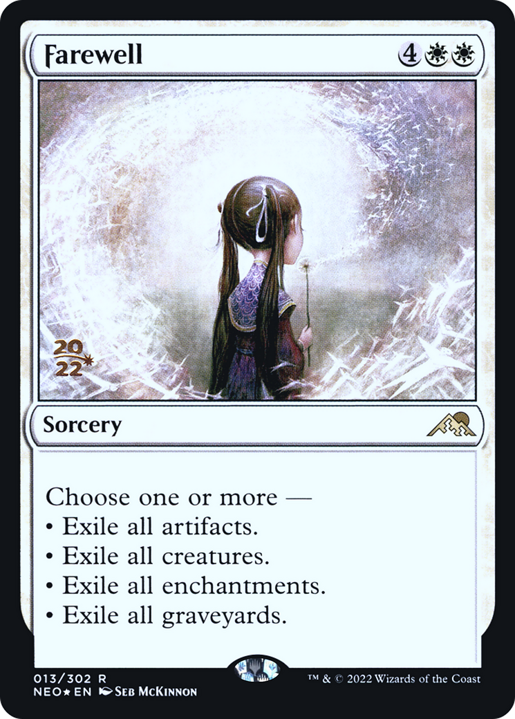 Farewell (PNEO-13S) - Kamigawa: Neon Dynasty Promos Foil - Premium MTG Single from Wizards of the Coast - Just $10.25! Shop now at Game Crave Tournament Store