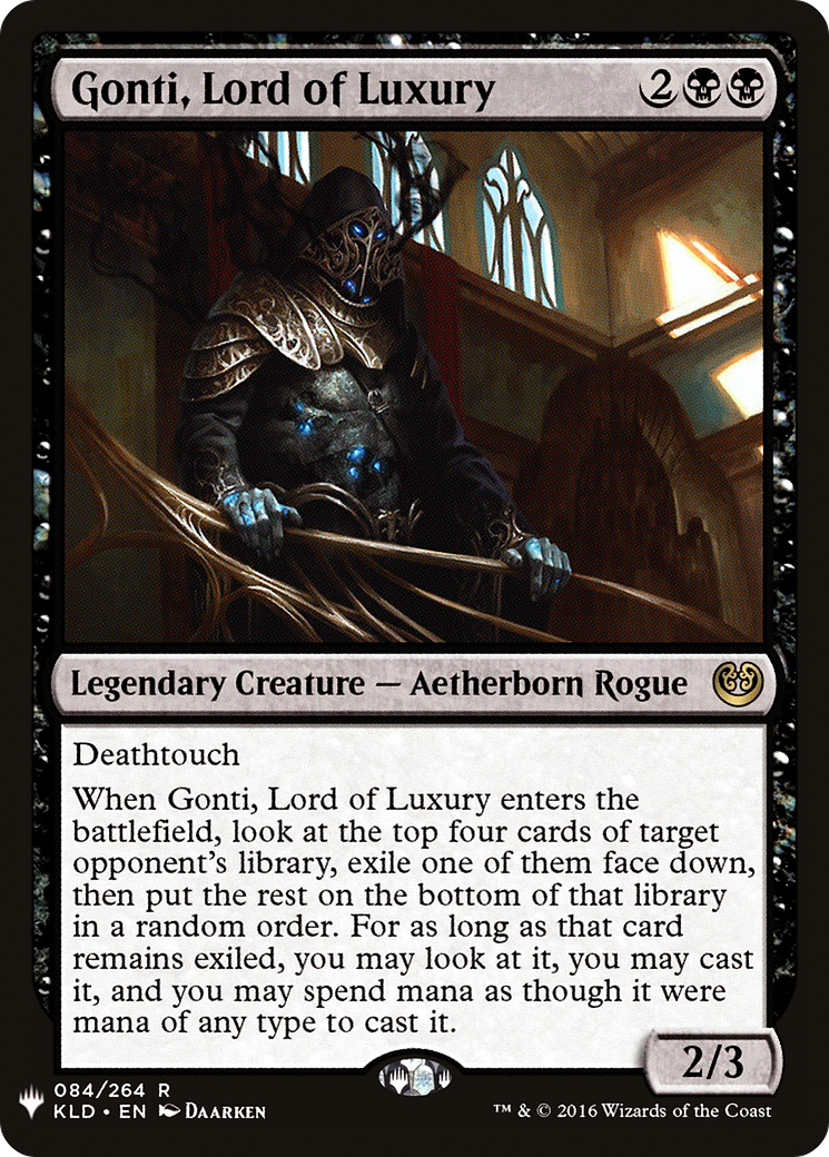 Gonti, Lord of Luxury (MB1-671) - Mystery Booster - Premium MTG Single from Wizards of the Coast - Just $0.08! Shop now at Game Crave Tournament Store