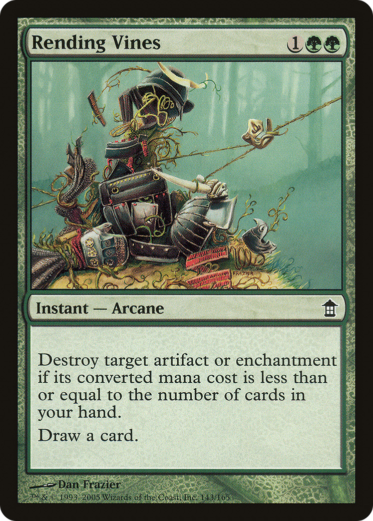 Rending Vines (SOK-143) - Saviors of Kamigawa - Premium MTG Single from Wizards of the Coast - Just $0.08! Shop now at Game Crave Tournament Store