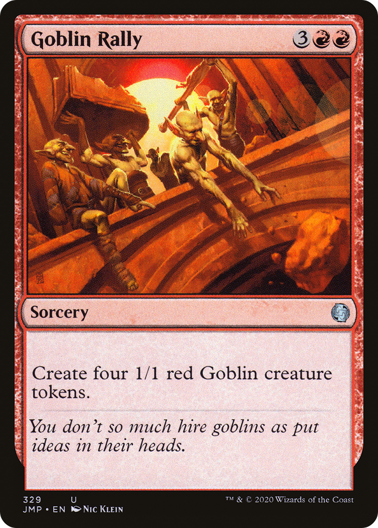 Goblin Rally (JMP-329) - Jumpstart - Premium MTG Single from Wizards of the Coast - Just $0.10! Shop now at Game Crave Tournament Store