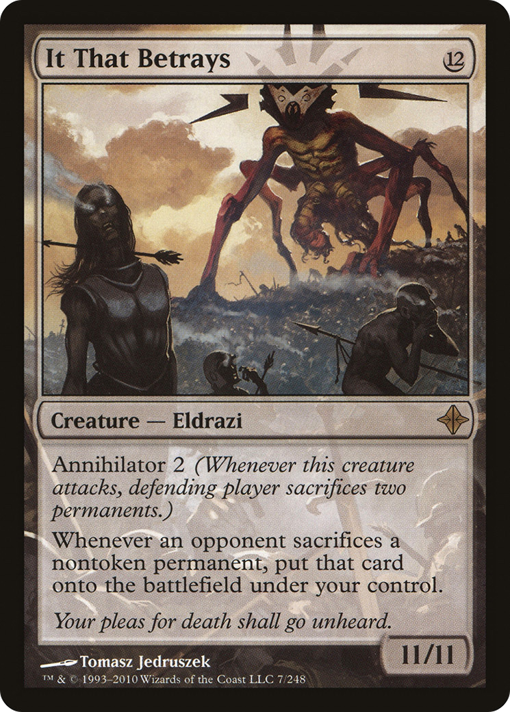 It That Betrays (ROE-007) - Rise of the Eldrazi Foil - Premium MTG Single from Wizards of the Coast - Just $22.49! Shop now at Game Crave Tournament Store