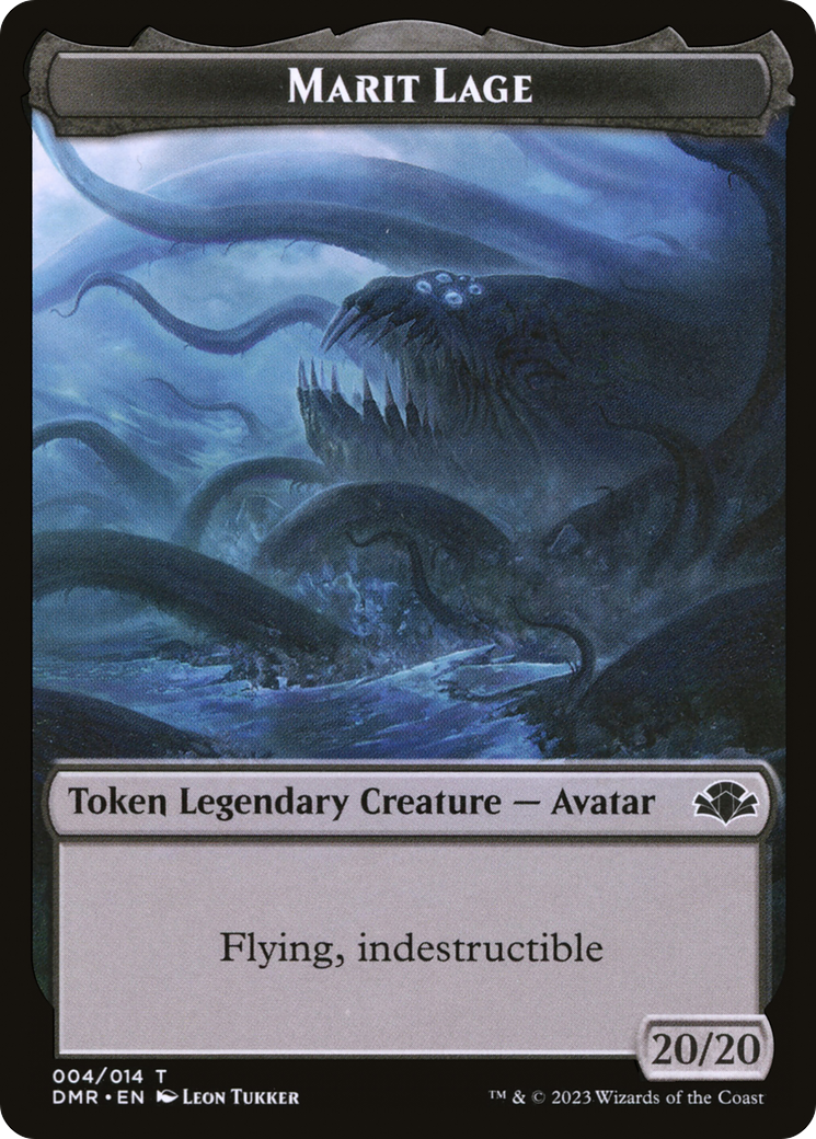 Marit Lage (TDMR-004) - Dominaria Remastered Tokens - Premium MTG Single from Wizards of the Coast - Just $0! Shop now at Game Crave Tournament Store