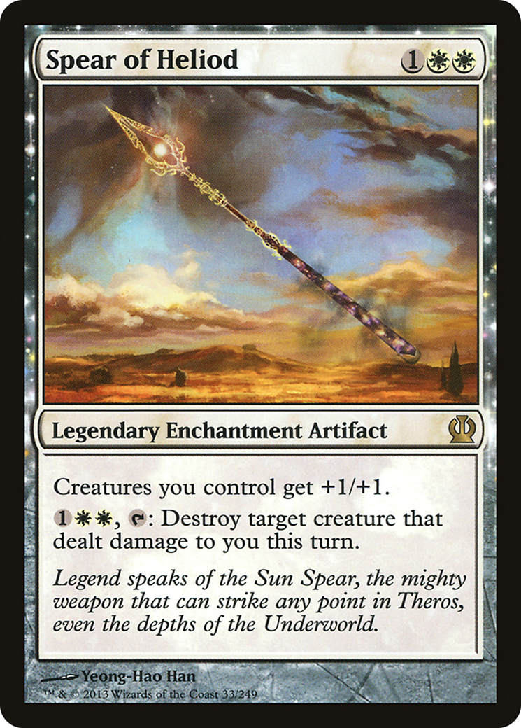 Spear of Heliod (THS-033) - Theros: (nyxtouched) - Premium MTG Single from Wizards of the Coast - Just $0.22! Shop now at Game Crave Tournament Store