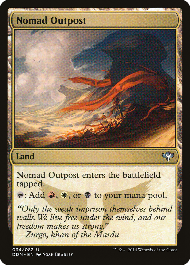Nomad Outpost (DDN-034) - Duel Decks: Speed vs. Cunning - Premium MTG Single from Wizards of the Coast - Just $0.10! Shop now at Game Crave Tournament Store
