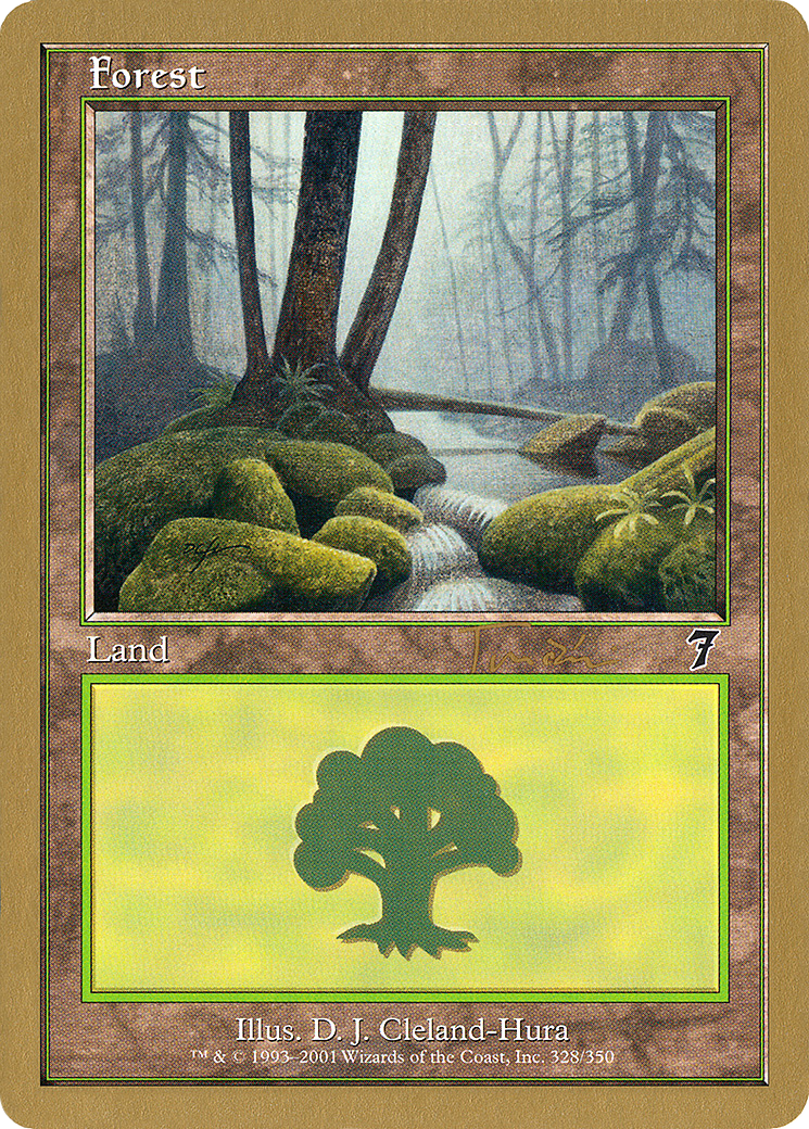 Forest (WC01-JT328) - World Championship Decks 2001 - Premium MTG Single from Wizards of the Coast - Just $0.64! Shop now at Game Crave Tournament Store