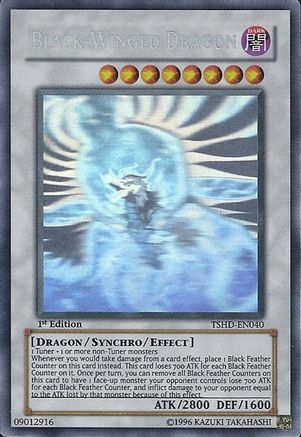 Black-Winged Dragon (Ghost Rare) (TSHD-EN040) - The Shining Darkness 1st Edition - Premium Yugioh Single from Konami - Just $139.06! Shop now at Game Crave Tournament Store