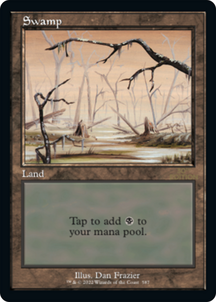 Swamp (30A-587) - 30th Anniversary Edition - Premium MTG Single from Wizards of the Coast - Just $0.70! Shop now at Game Crave Tournament Store