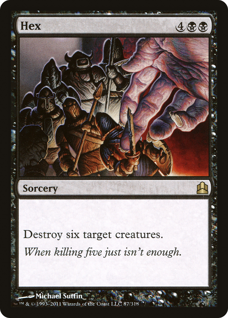 Hex (CMD-087) - Commander 2011 - Premium MTG Single from Wizards of the Coast - Just $0.26! Shop now at Game Crave Tournament Store