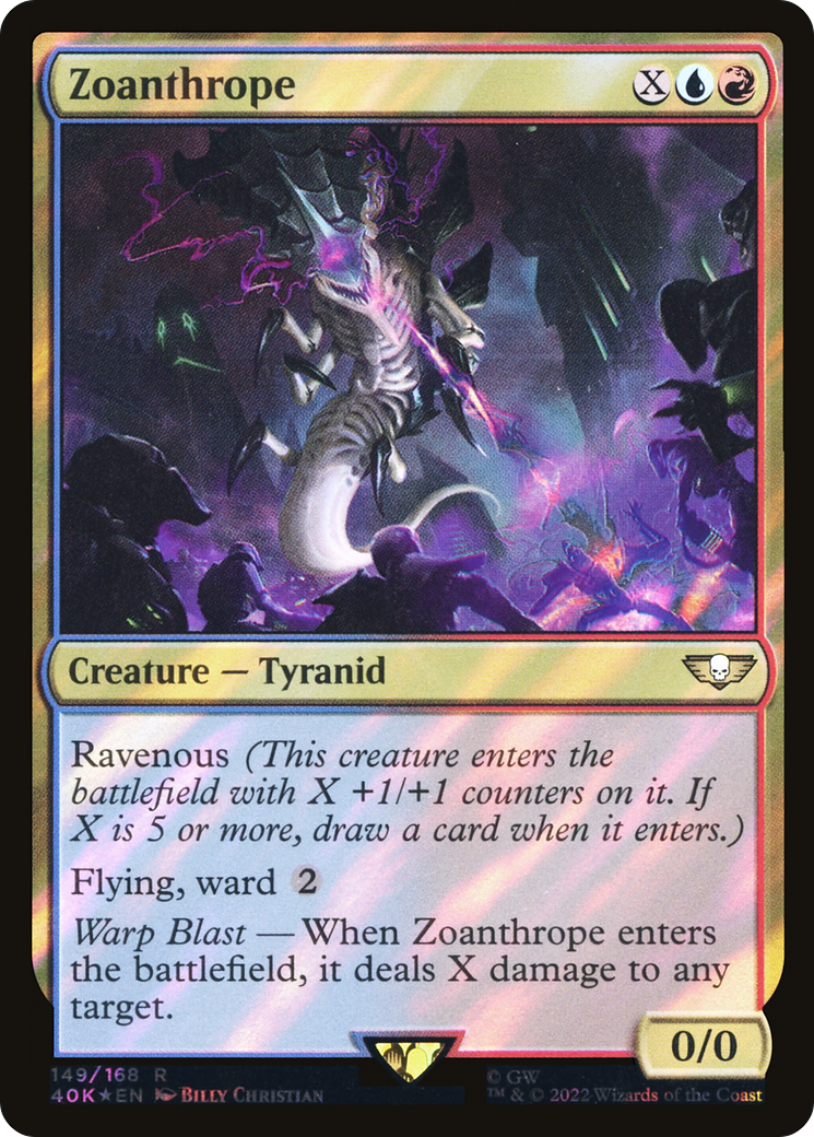 Zoanthrope (40K-149★) - Warhammer 40,000 Commander Foil - Premium MTG Single from Wizards of the Coast - Just $0.79! Shop now at Game Crave Tournament Store