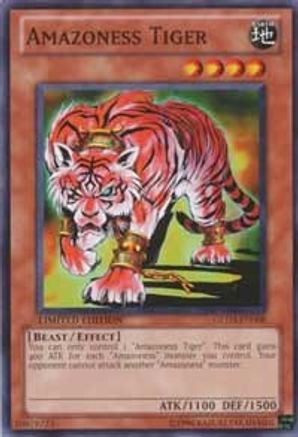Amazoness Tiger (GLD3-EN008) - Gold Series 3 Limited - Premium Yugioh Single from Konami - Just $0.26! Shop now at Game Crave Tournament Store