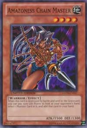 Amazoness Chain Master (GLD3-EN017) - Gold Series 3 Limited - Premium Yugioh Single from Konami - Just $0.33! Shop now at Game Crave Tournament Store