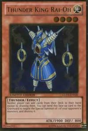 Thunder King Rai-Oh (GLD3-EN020) - Gold Series 3 Limited - Premium Yugioh Single from Konami - Just $4.63! Shop now at Game Crave Tournament Store