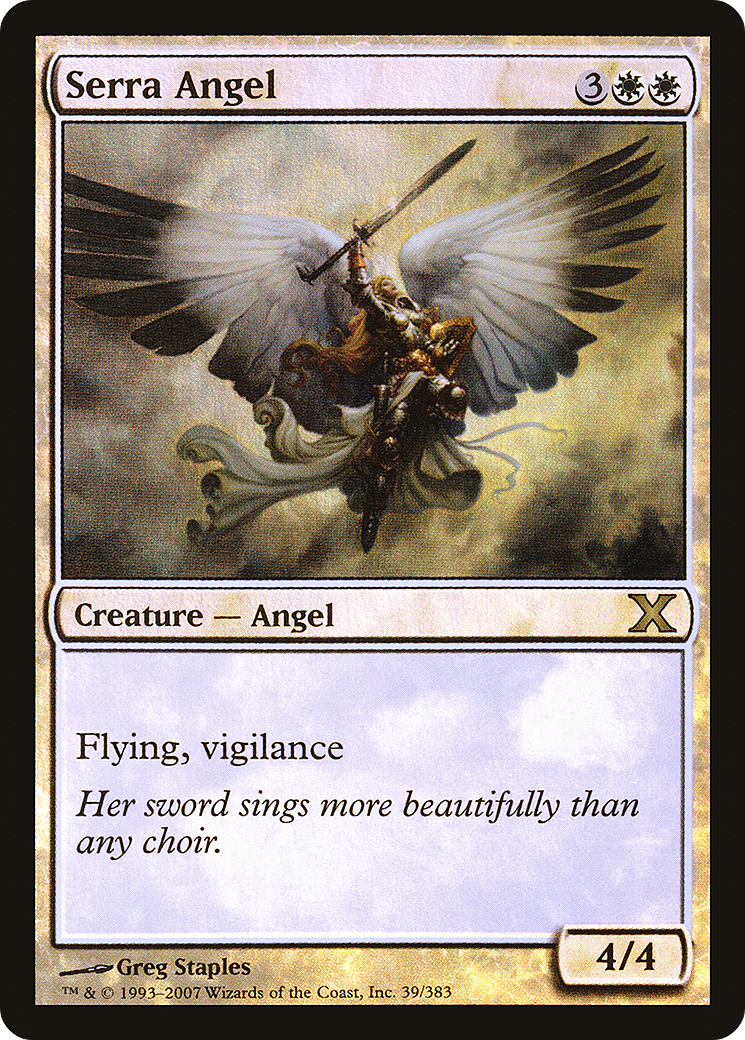 Serra Angel (10E-39★) - Tenth Edition Foil - Premium MTG Single from Wizards of the Coast - Just $15.78! Shop now at Game Crave Tournament Store