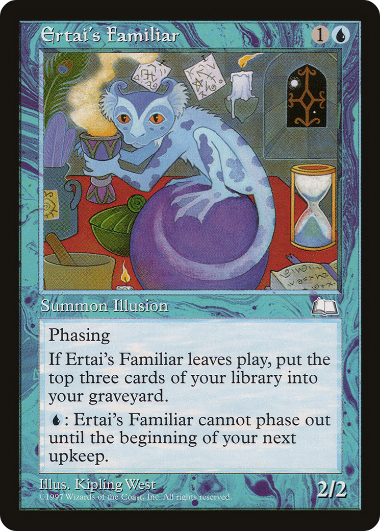 Ertai's Familiar (WTH-038) - Weatherlight - Premium MTG Single from Wizards of the Coast - Just $0.65! Shop now at Game Crave Tournament Store
