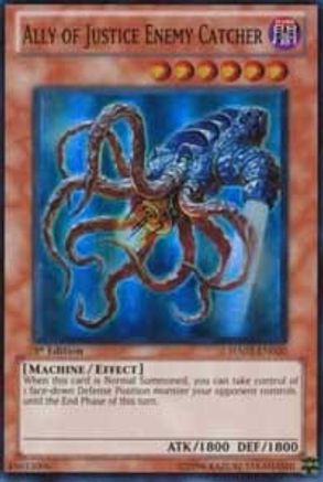 Ally of Justice Enemy Catcher (HA02-EN020) - Hidden Arsenal 2 Unlimited - Premium Yugioh Single from Konami - Just $0.25! Shop now at Game Crave Tournament Store