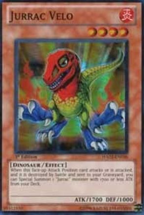 Jurrac Velo (HA02-EN036) - Hidden Arsenal 2 Unlimited - Premium Yugioh Single from Konami - Just $0.29! Shop now at Game Crave Tournament Store