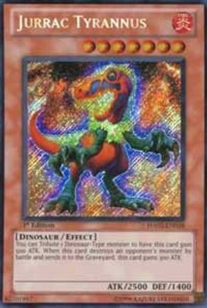 Jurrac Tyrannus (HA02-EN038) - Hidden Arsenal 2 1st Edition - Premium Yugioh Single from Konami - Just $0.51! Shop now at Game Crave Tournament Store