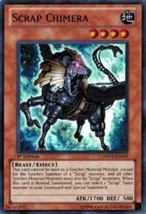 Scrap Chimera (DREV-EN019) - Duelist Revolution Unlimited - Premium Yugioh Single from Konami - Just $4.09! Shop now at Game Crave Tournament Store