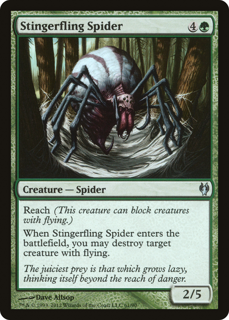 Stingerfling Spider (DDJ-061) - Duel Decks: Izzet vs. Golgari - Premium MTG Single from Wizards of the Coast - Just $0.08! Shop now at Game Crave Tournament Store