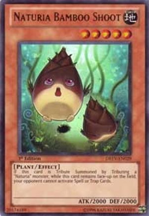 Naturia Bamboo Shoot (DREV-EN029) - Duelist Revolution Unlimited - Premium Yugioh Single from Konami - Just $1.53! Shop now at Game Crave Tournament Store