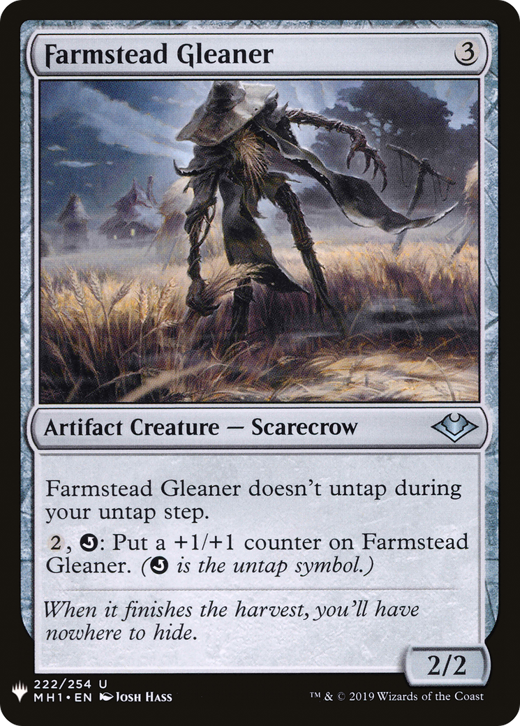 Farmstead Gleaner (MB1-1581) - Mystery Booster - Premium MTG Single from Wizards of the Coast - Just $0.08! Shop now at Game Crave Tournament Store