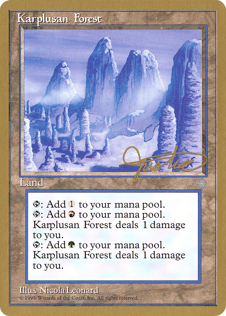 Karplusan Forest (PTC-MJ356) - Pro Tour Collector Set - Premium MTG Single from Wizards of the Coast - Just $0.48! Shop now at Game Crave Tournament Store