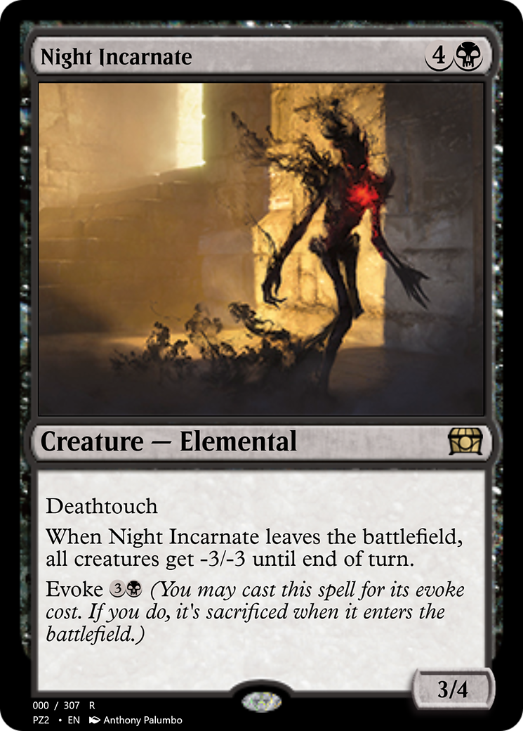 Night Incarnate (PZ2-70749) - Treasure Chest - Premium MTG Single from Wizards of the Coast - Just $0! Shop now at Game Crave Tournament Store