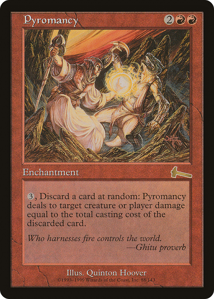 Pyromancy (ULG-088) - Urza's Legacy - Premium MTG Single from Wizards of the Coast - Just $0.08! Shop now at Game Crave Tournament Store