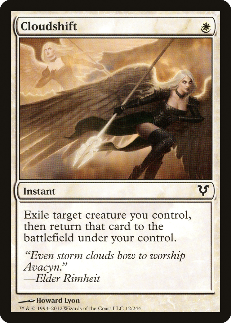 Cloudshift (AVR-012) - Avacyn Restored Foil - Premium MTG Single from Wizards of the Coast - Just $16.12! Shop now at Game Crave Tournament Store