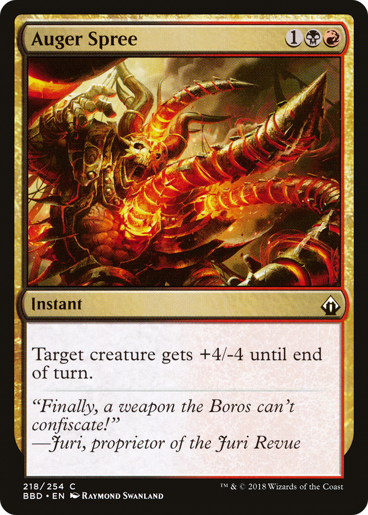 Auger Spree (BBD-218) - Battlebond Foil - Premium MTG Single from Wizards of the Coast - Just $0.08! Shop now at Game Crave Tournament Store