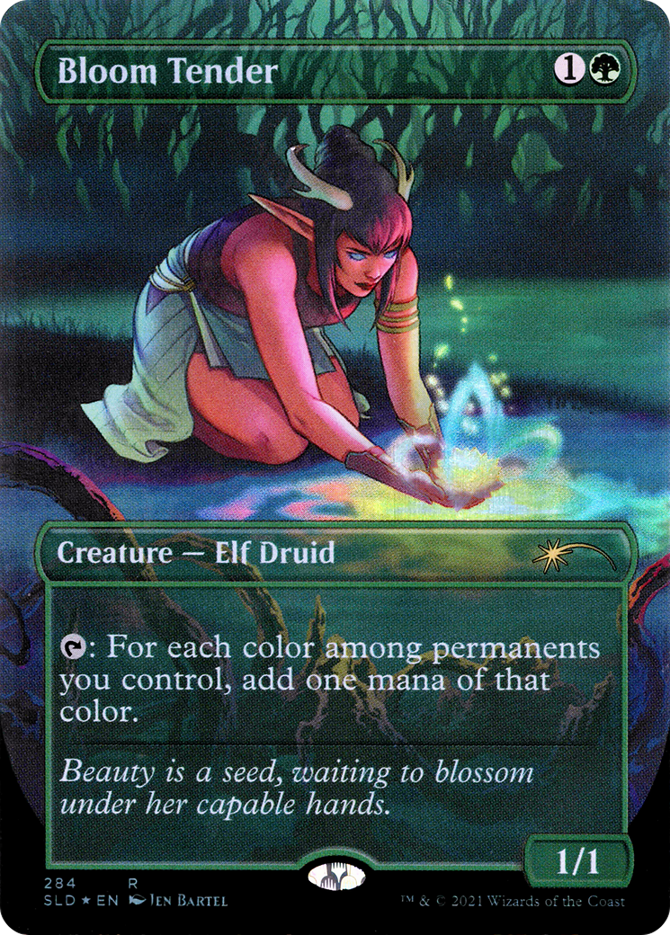Bloom Tender (SLD-284) - Secret Lair Drop (Borderless) - Premium MTG Single from Wizards of the Coast - Just $8.52! Shop now at Game Crave Tournament Store