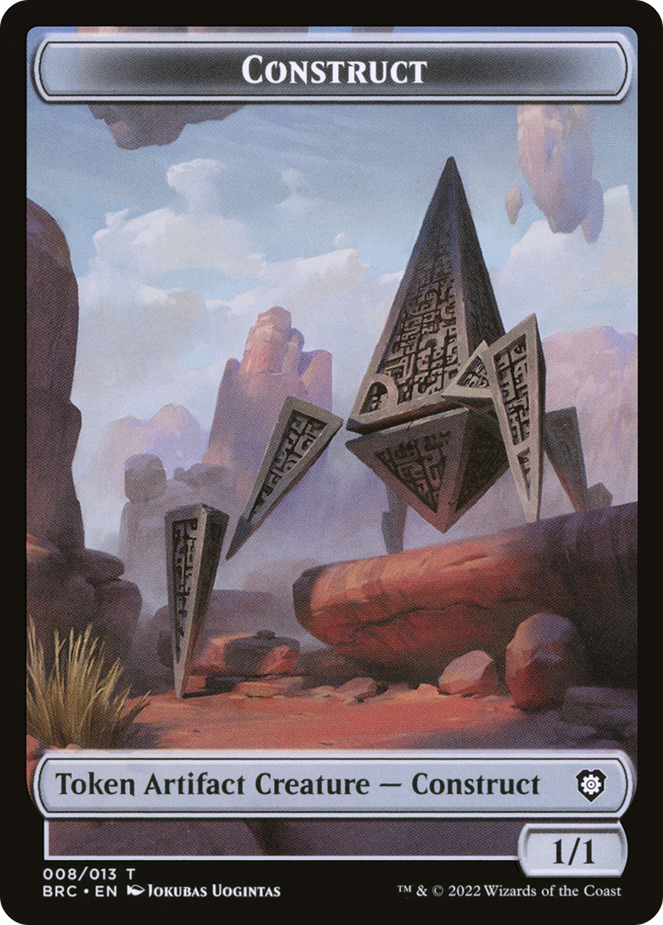 Construct (TBRC-008) - The Brothers' War Commander Tokens - Premium MTG Single from Wizards of the Coast - Just $0! Shop now at Game Crave Tournament Store