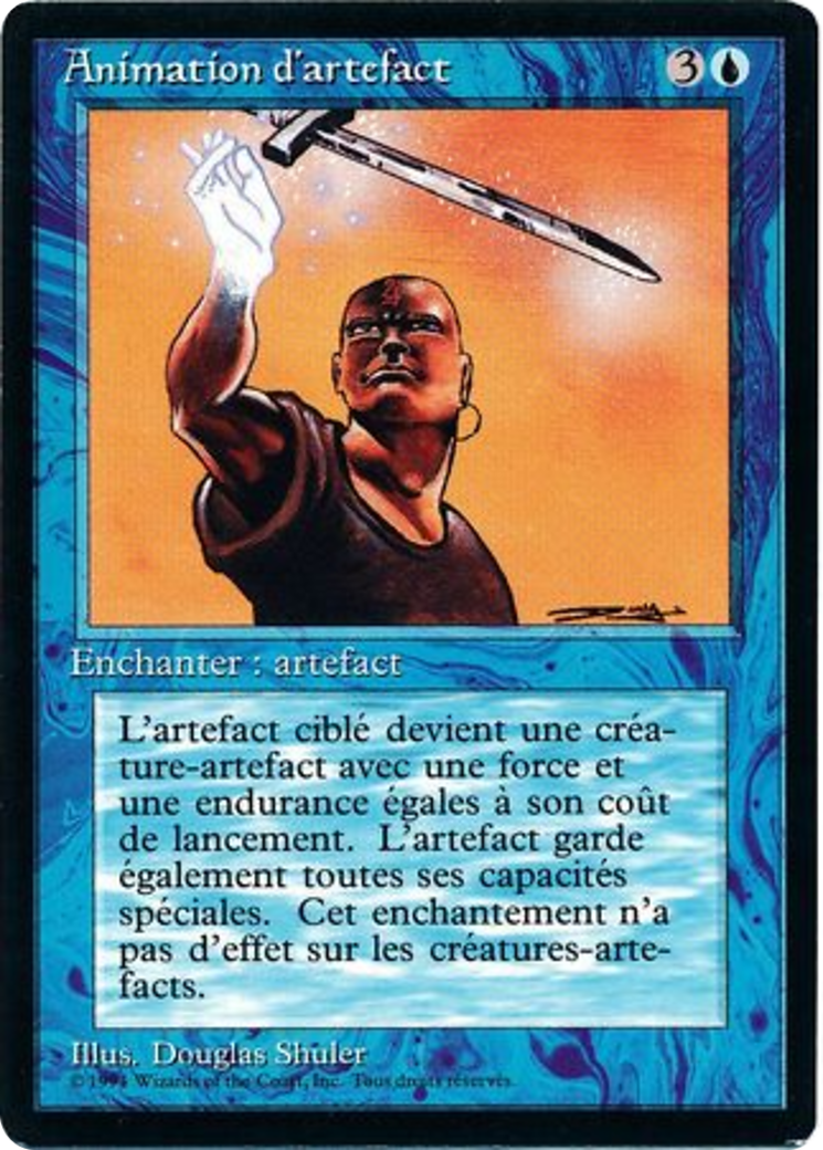 Animate Artifact (FBB-048) - Foreign Black Border - Premium MTG Single from Wizards of the Coast - Just $0.17! Shop now at Game Crave Tournament Store