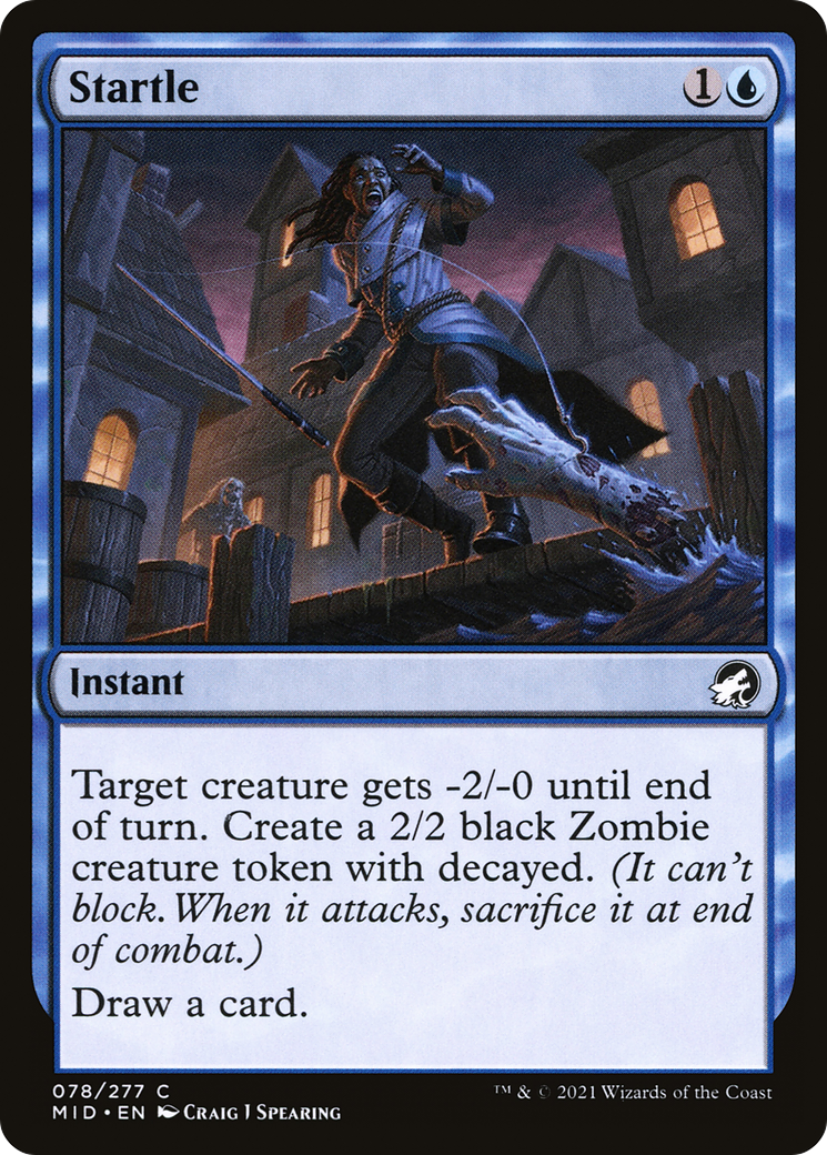 Startle (MID-078) - Innistrad: Midnight Hunt Foil - Premium MTG Single from Wizards of the Coast - Just $0.08! Shop now at Game Crave Tournament Store