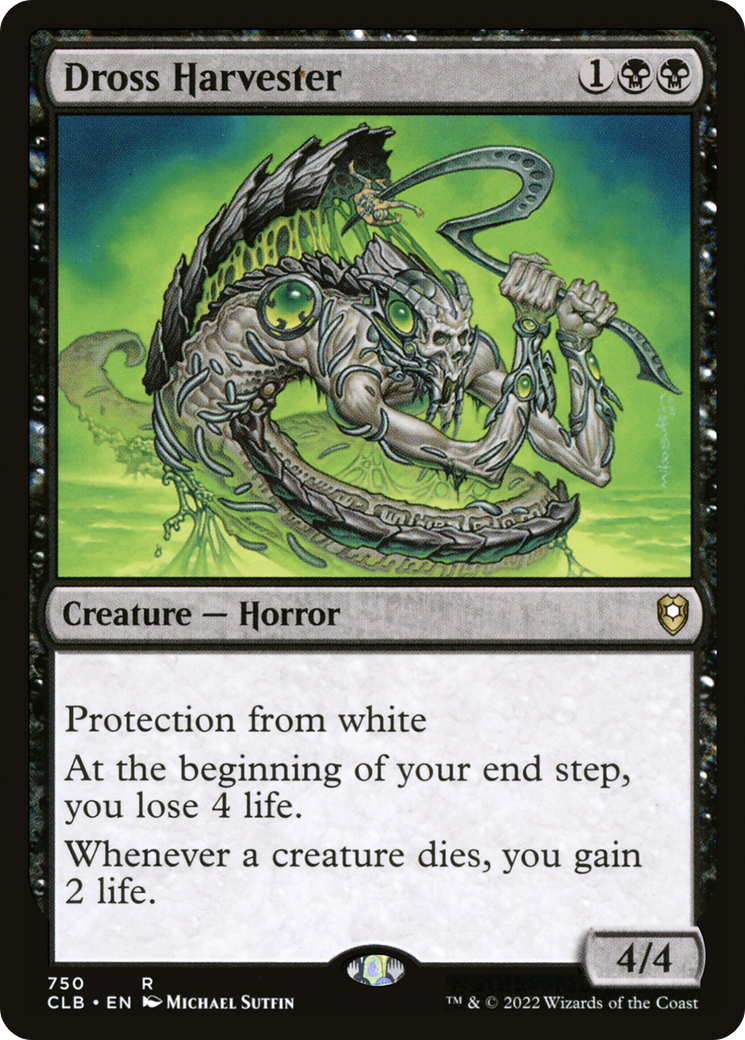 Dross Harvester (CLB-750) - Commander Legends: Battle for Baldur's Gate - Premium MTG Single from Wizards of the Coast - Just $0.25! Shop now at Game Crave Tournament Store