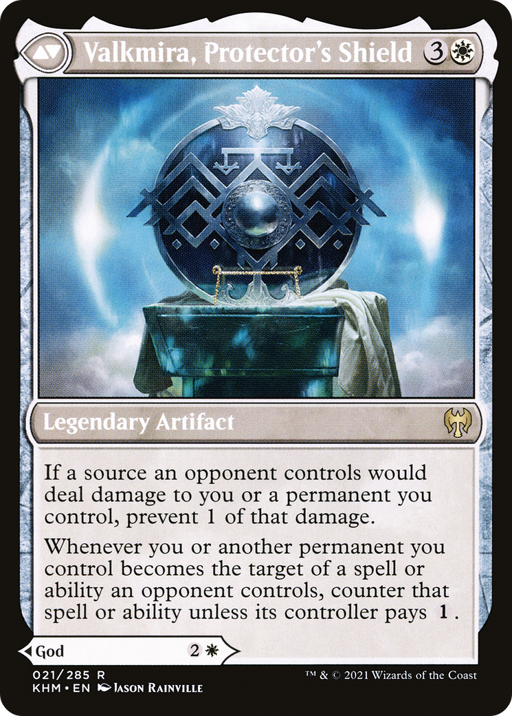 Reidane, God of the Worthy // Valkmira, Protector's Shield (KHM-021) - Kaldheim - Premium MTG Single from Wizards of the Coast - Just $0.09! Shop now at Game Crave Tournament Store