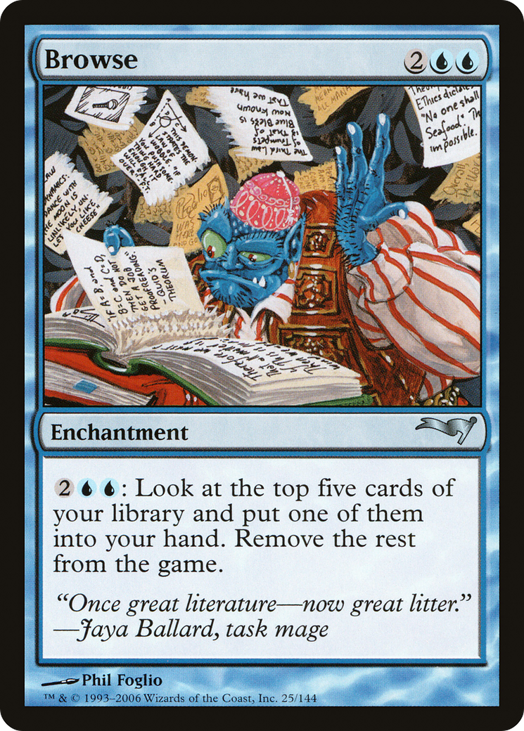 Browse (CST-025) - Coldsnap Theme Decks - Premium MTG Single from Wizards of the Coast - Just $0.08! Shop now at Game Crave Tournament Store