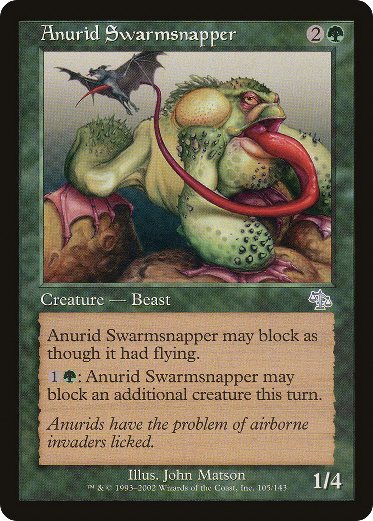 Anurid Swarmsnapper (JUD-105) - Judgment - Premium MTG Single from Wizards of the Coast - Just $0.08! Shop now at Game Crave Tournament Store