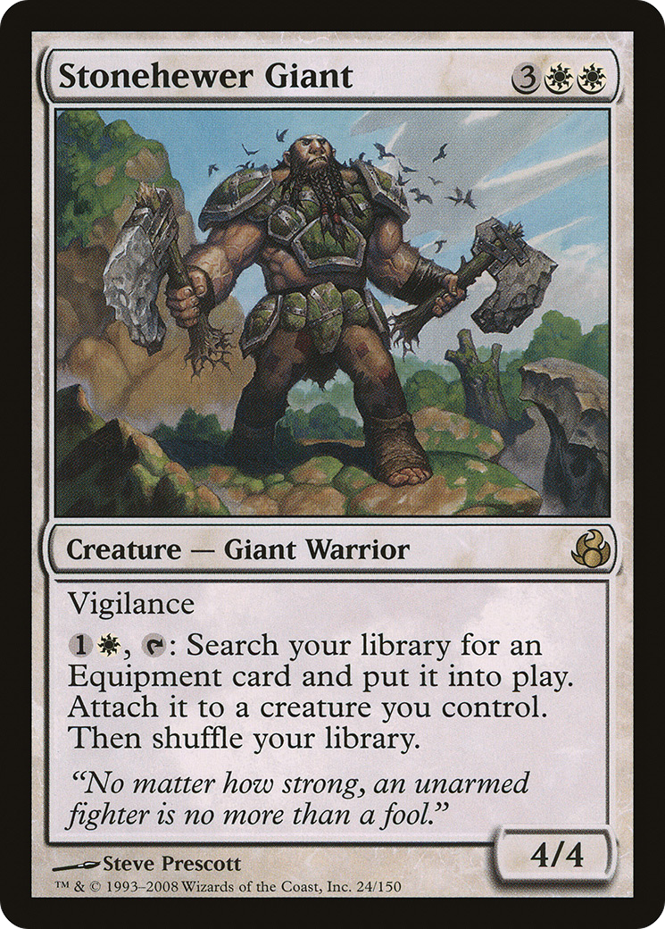 Stonehewer Giant (MOR-024) - Morningtide Foil - Premium MTG Single from Wizards of the Coast - Just $3.85! Shop now at Game Crave Tournament Store