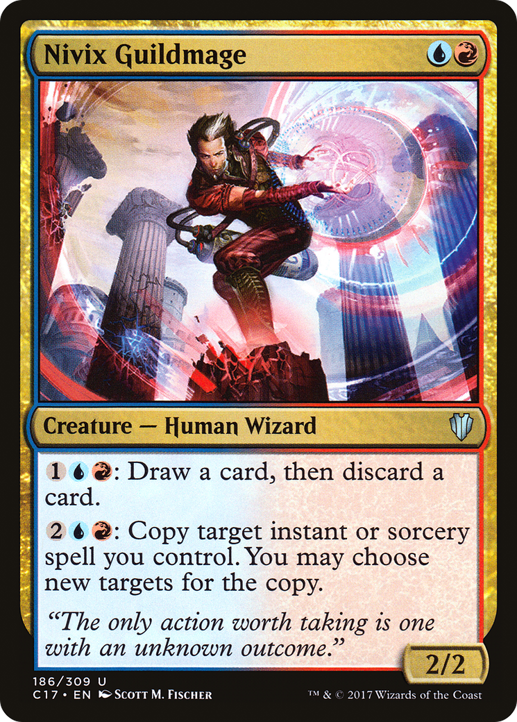 Nivix Guildmage (C17-186) - Commander 2017 - Premium MTG Single from Wizards of the Coast - Just $0.08! Shop now at Game Crave Tournament Store