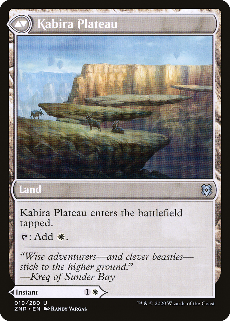 Kabira Takedown // Kabira Plateau (ZNR-019) - Zendikar Rising - Premium MTG Single from Wizards of the Coast - Just $0.08! Shop now at Game Crave Tournament Store