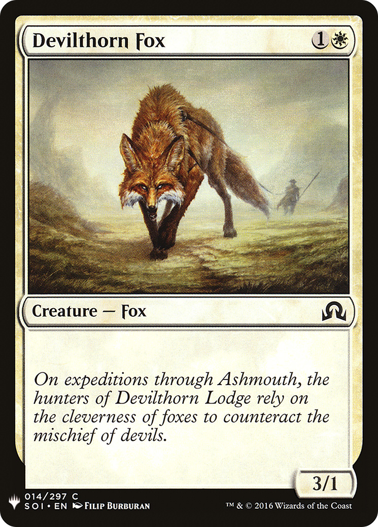 Devilthorn Fox (MB1-075) - Mystery Booster - Premium MTG Single from Wizards of the Coast - Just $0.08! Shop now at Game Crave Tournament Store